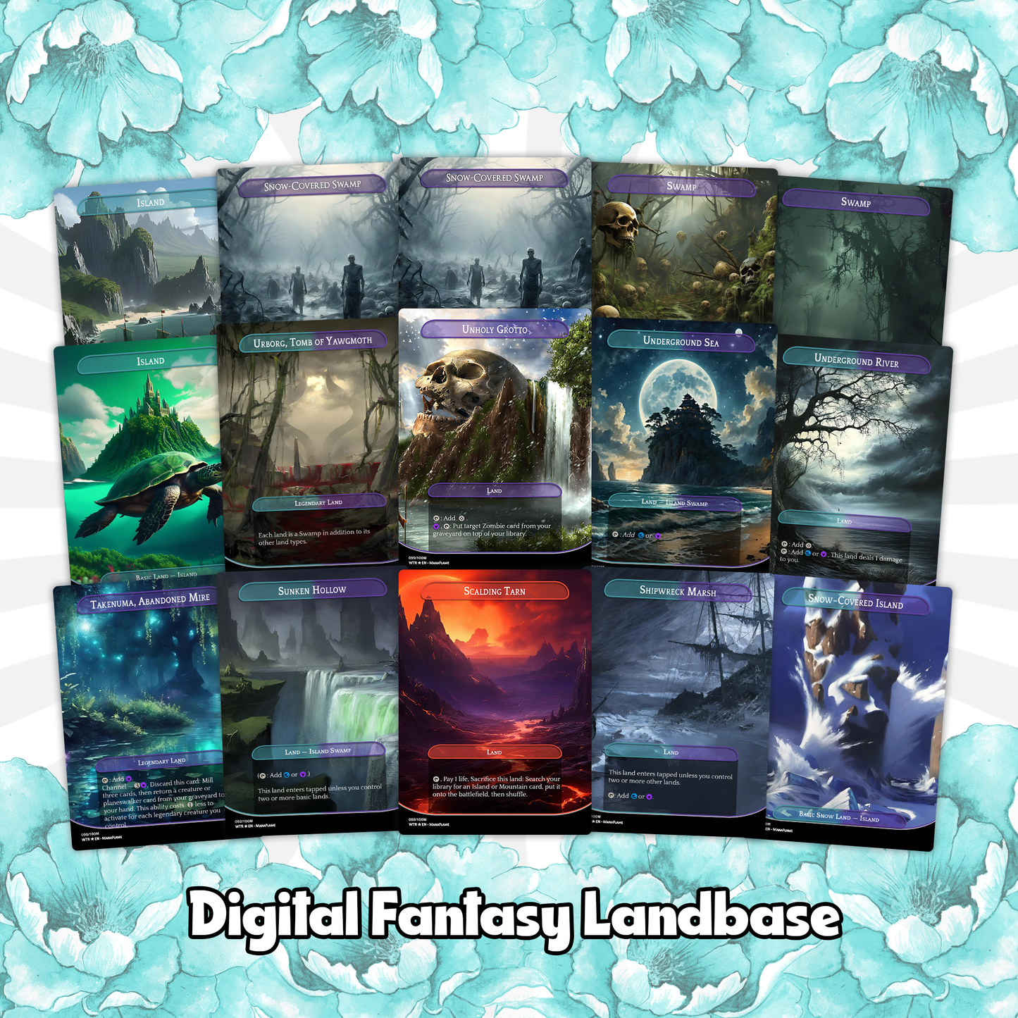 Wilhelt Zombie Tribal - 99.95 Proxy Cards - Commander EDH Deck - High Quality Altered Cards - Full ManaFlame Deck