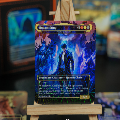 Solo Leveling Commander | Jinwoo Sung MTG Proxy EDH | Custom Anime-Inspired MTG