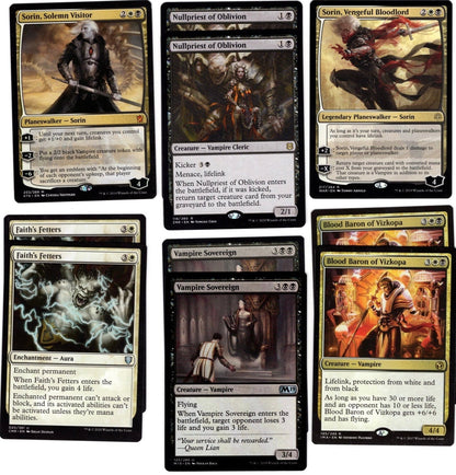 Vampires & Lifelink-60 card Magic the Gathering deck-MTG-RTP-Sorin-Mythics-Rares Ready to Play
