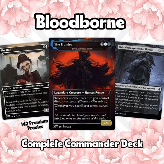 Bloodborne Themed Commander Proxies • Aristocrat & Artifact Combo • 120+ Unique Custom MTG Proxy Cards for EDH