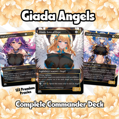 Curse Tribal Anime Waifu Ready to Play Proxy Commander Deck Custom Proxy EDH Curse Tribal English High Quality Cards