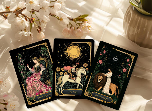 Arcane Moon Tarot Deck, Tarot Card Deck, Tarot Deck with Guidebook, 78 Card Tarot Cards, Custom Tarot Deck