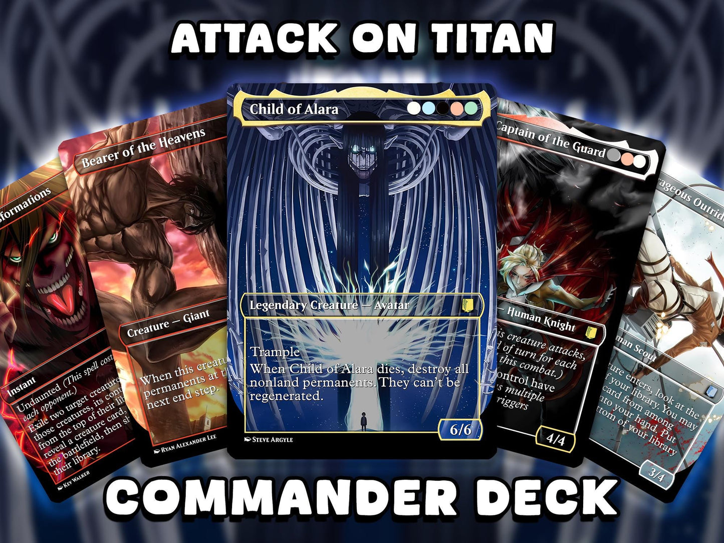Walls Will Fall – An Attack on Titan EDH Commander Deck