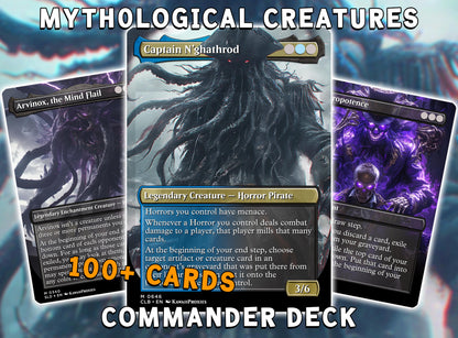 Mythological Creatures MTG Deck - Captain N'ghathrod EDH | Premium Deck | Custom Competitive 99.95+ Cards