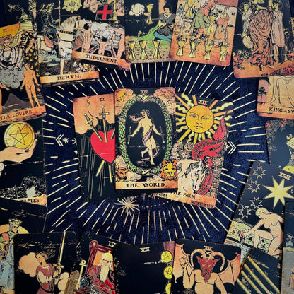 Tarot Cards, 78 Tarot Deck, Original Tarot Cards for Beginners and Experts with Guide Book and Gift Bag, Fortune Telling Game, Divination.