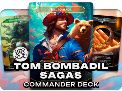 Tom Bombadil Sagas - 100 Proxy Cards - Commander EDH Deck - High Quality Altered Cards - Full ManaFlame Deck