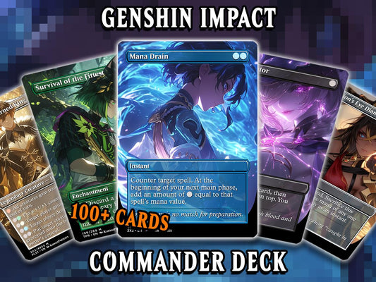 Genshin MTG Deck - Kenrith EDH | Premium The Evolution | Custom Competitive 99.95+ Cards