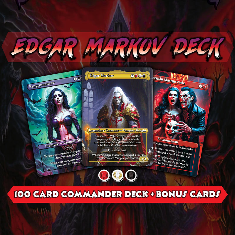 | We Have Discontinued Production | Vampire Commander Deck - Edgar Markov