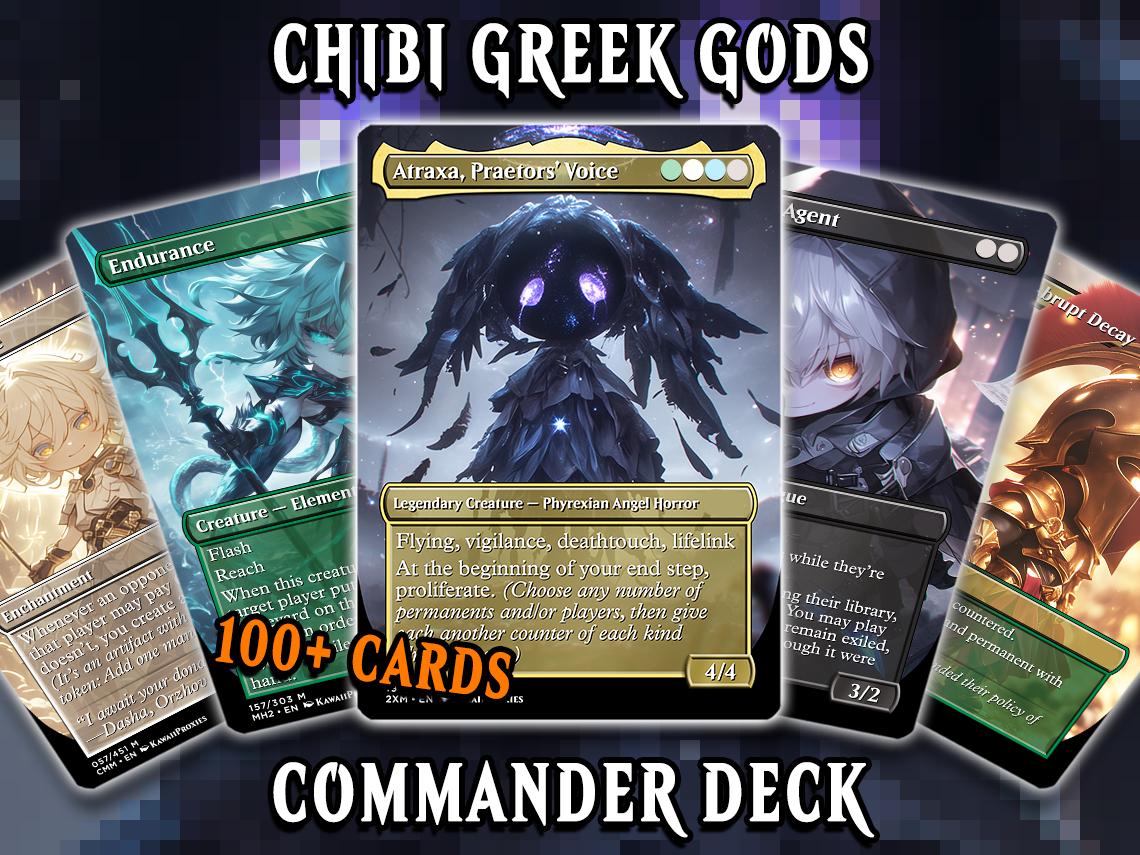 Greek Gods MTG Deck - Atraxa EDH | Premium The Evolution | Custom Competitive 100+ Cards