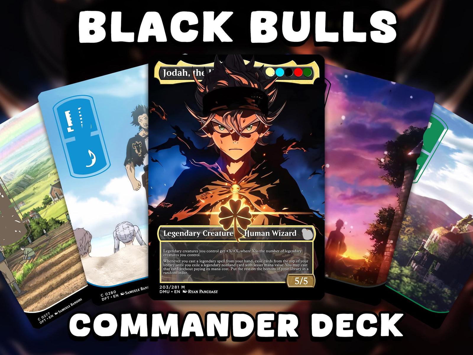 Black Bulls Commander Deck – Legendary Magic Unleashed
