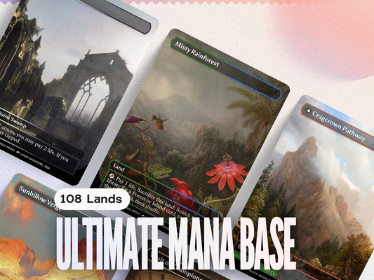 108× Lands Bundle — Ultimate Mana Base — Custom Art Playtest Cards for Commander EDH