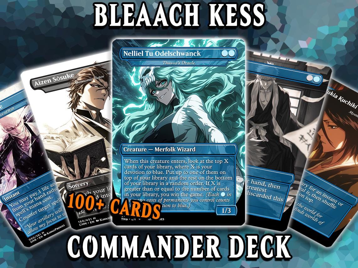 Bleach MTG Deck - Kess EDH | Premium Tainted Kess | Custom Competitive 100 Cards