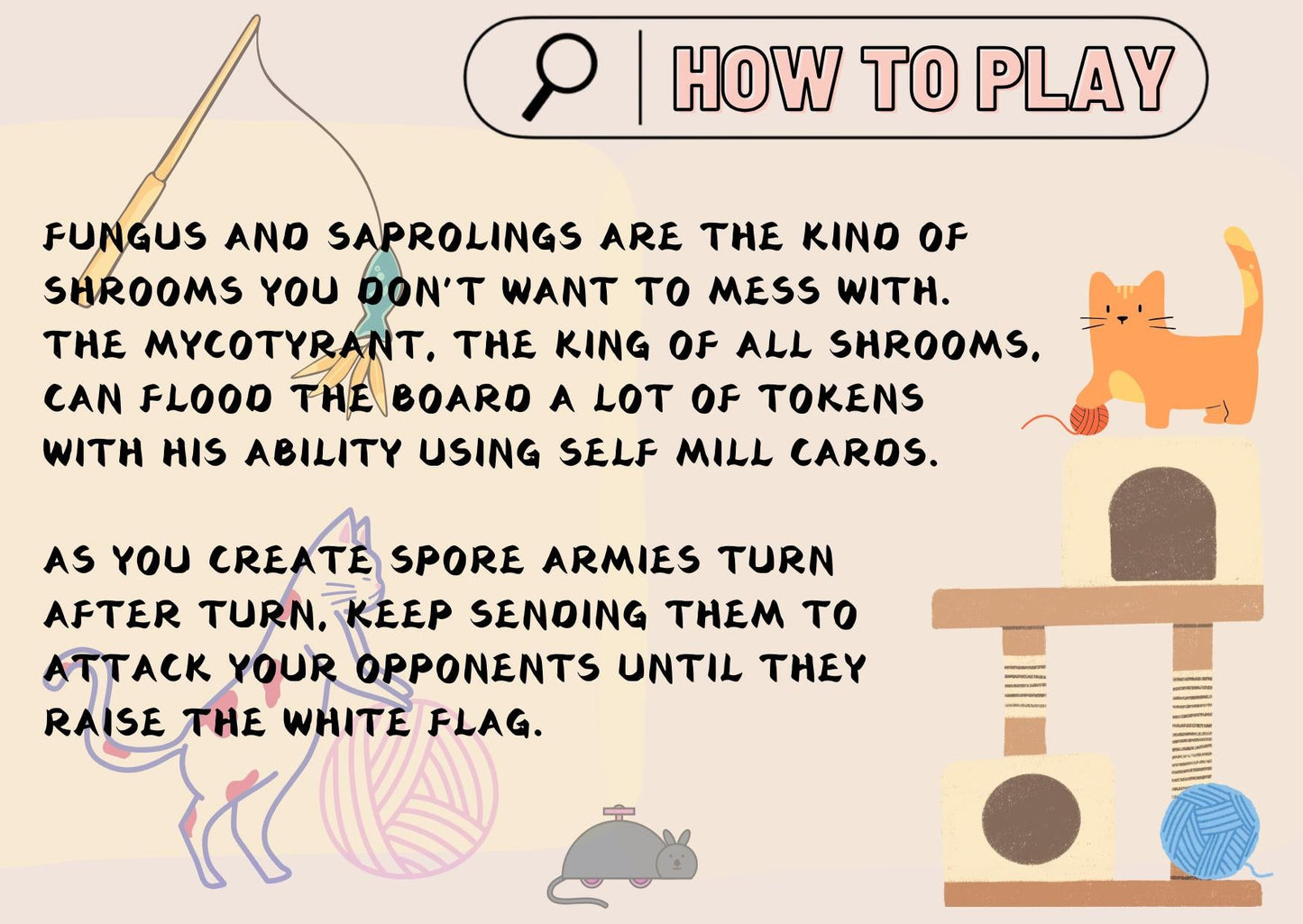 Mycotyrant Self Mill Proxy Commander Deck, 100 Cards + 6 Free Tokens | Cute Custom Full Art | MuraProxyArt