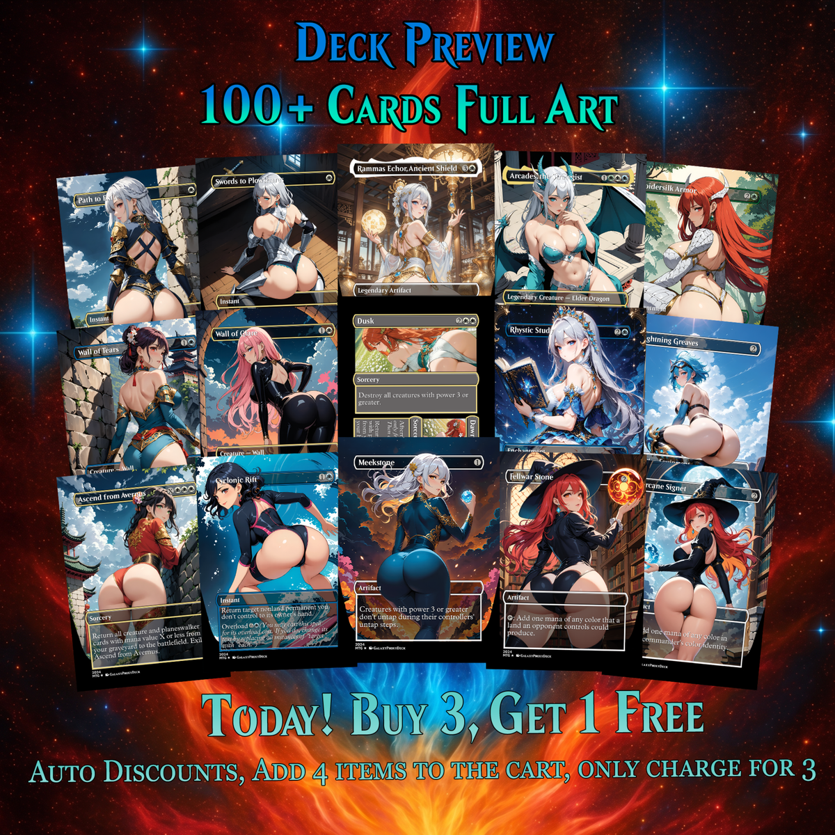 | New | ARCADES WALLS/BUTTS COMMANDER DECK – PREMIUM COLLECTOR SET (117 CARDS)