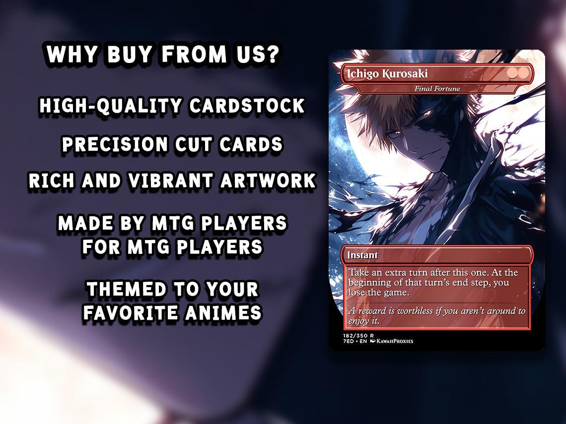 Bleach MTG Deck - Kess EDH | Premium Tainted Kess | Custom Competitive 99.95 Cards