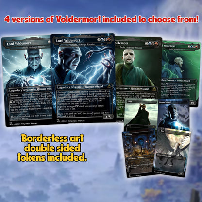 Mystic MTG | Voldemort’s Legion – Custom Commander EDH Deck – 99.95+ Cards | Magic-Inspired Proxy