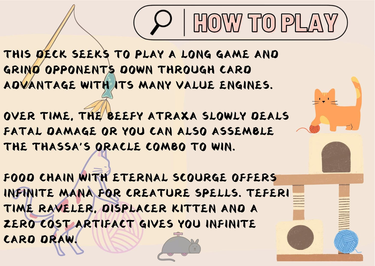 Atraxa Grand Unifier Proxy Commander Deck, 100 Cards + 3 Free Tokens | Cute Custom Full Art | MuraProxyArt