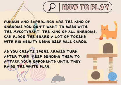 Mycotyrant Self Mill Proxy Commander Deck, 99.95 Cards + 6 Free Tokens | Cute Custom Full Art | MuraProxyArt