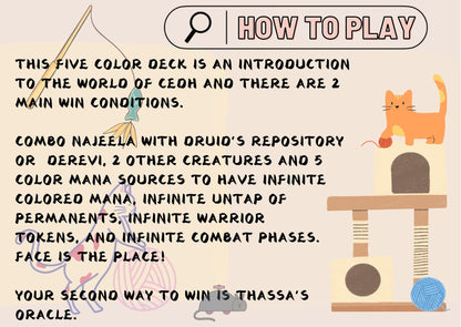 Najeela Infinite Combat Proxy cEDH Commander Deck, 100 Cards + 8 Free Tokens | Cute Custom Full Art | MuraProxyArt