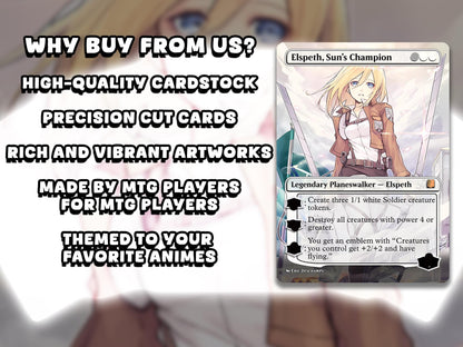 Walls Will Fall – An Attack on Titan EDH Commander Deck