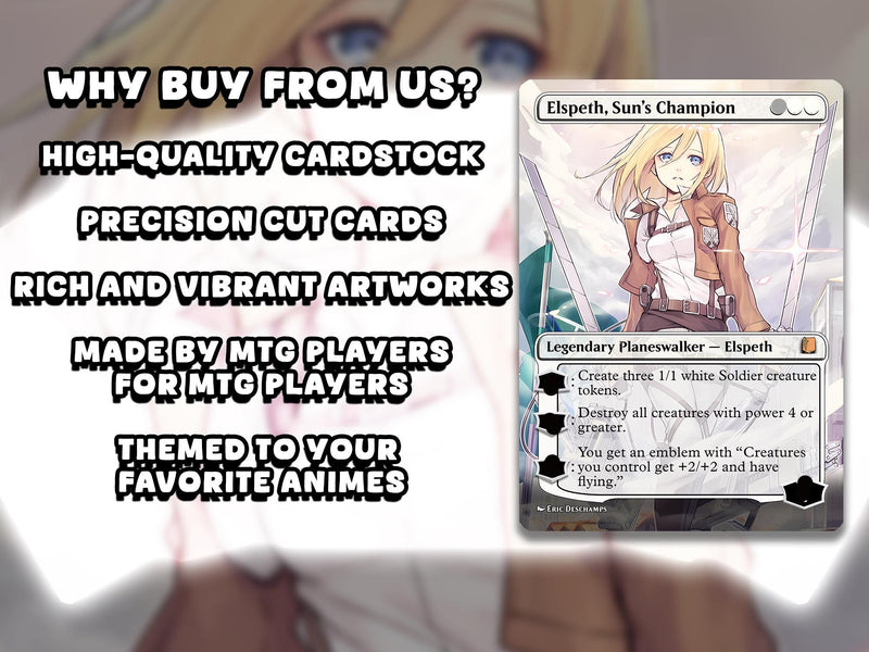 Walls Will Fall – An Attack on Titan EDH Commander Deck
