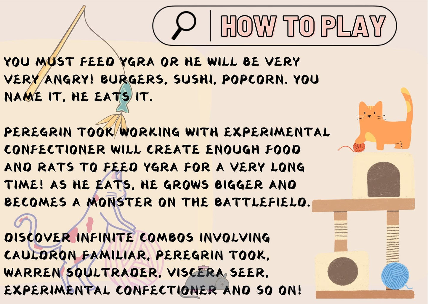 Ygra Food Sacrifice Proxy Commander Deck, 100 Cards + 8 Free Tokens | Cute Custom Full Art | MuraProxyArt