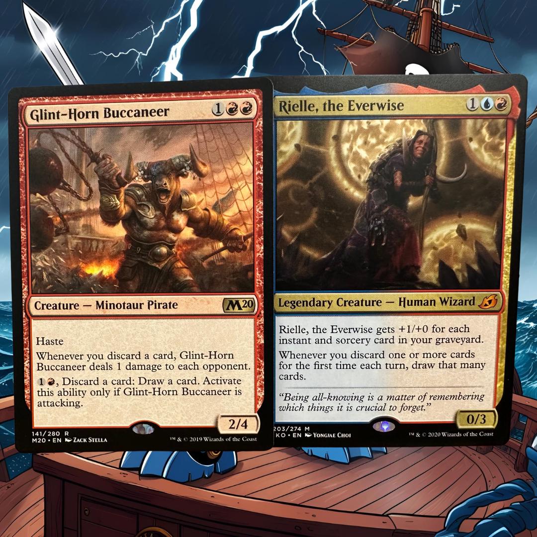 MTG Commander Deck EDH Deck Captain Howler, Sea Scourge 99.95 Magic Cards Custom Deck Izzet Discard Aetherdrift