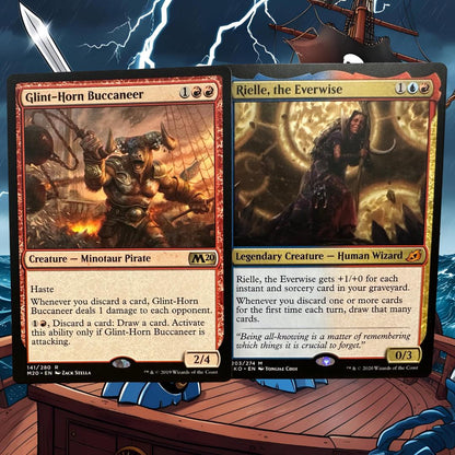 MTG Commander Deck EDH Deck Captain Howler, Sea Scourge 99.95 Magic Cards Custom Deck Izzet Discard Aetherdrift