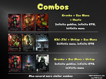 Krenko Commander Goblin Deck – Custom Cards for Casual Play