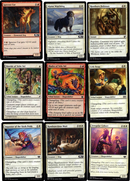 Dogs & Cats 99.95 Card Magic the Gathering Commander Deck-Mythic-Rare-Rin-Seri MTG