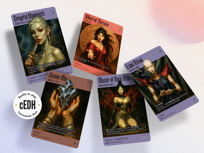 Vampire Aristocrats cEDH Commander Deck — 100+ Custom Art Playtest Cards for Commander EDH