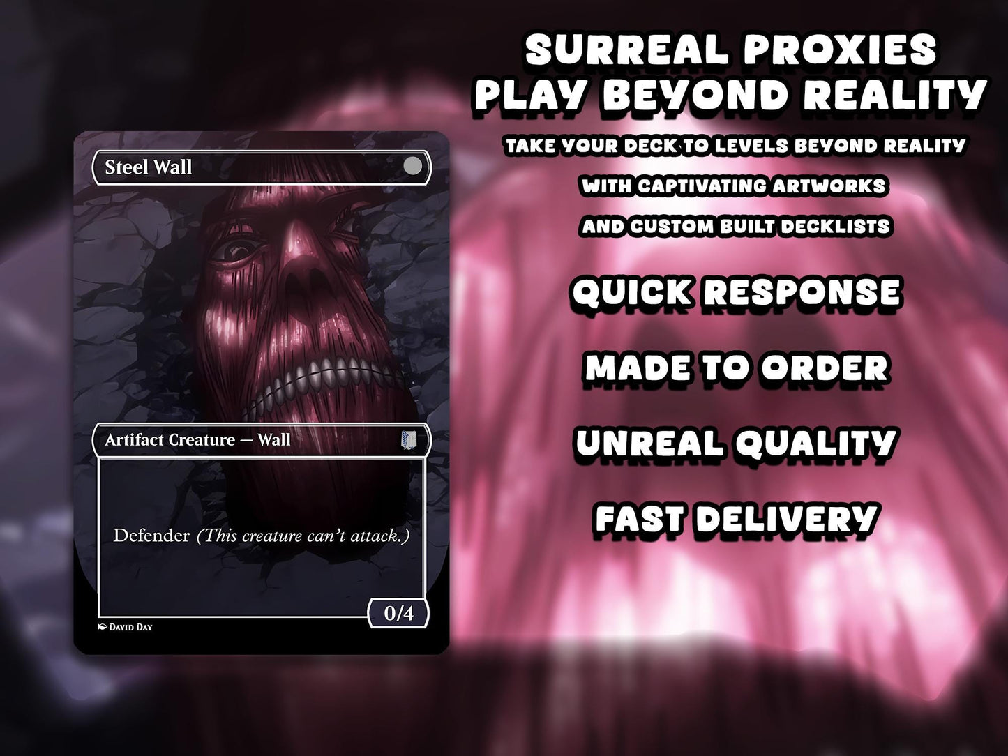 Walls Will Fall – An Attack on Titan EDH Commander Deck