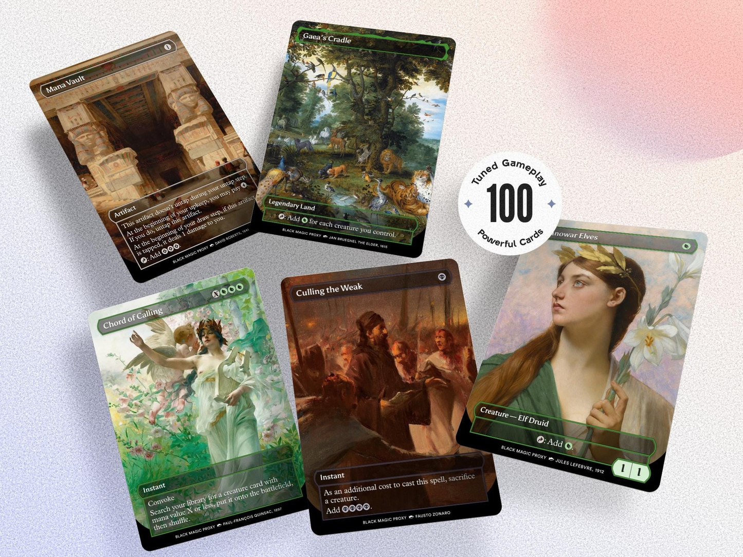 The Gitrog Monster cEDH Commander Deck — 99.95+ Custom Art Playtest Cards for Commander EDH