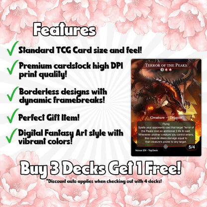 Ur-Dragon Tribal Commander EDH • With Tokens • Full MTG Proxy & Altered Cards for cEDH