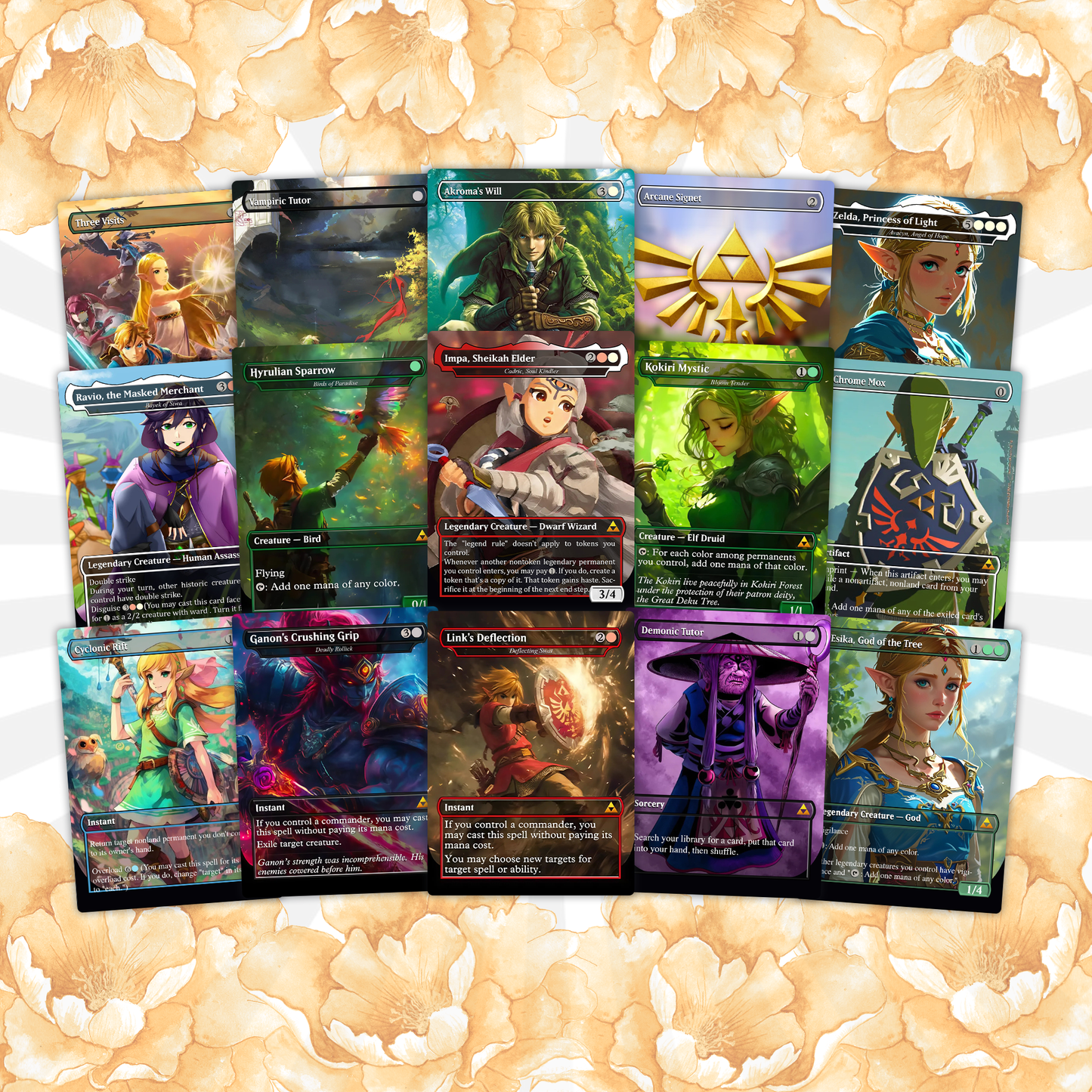 Saviors of Hyrule – 100 Card Zelda Themed Commander | Custom MTG Proxy EDH