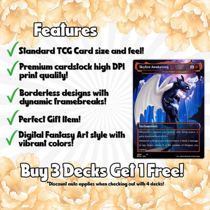 How to Train Your Dragon Commander | Toothless-Themed Custom MTG Proxy EDH | Mystic MTG