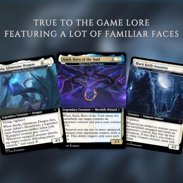 Elden Ring Commander  | Dual-Commander Azorius Control Voltron | 100+ Custom Proxy Cards | Mystic MTG