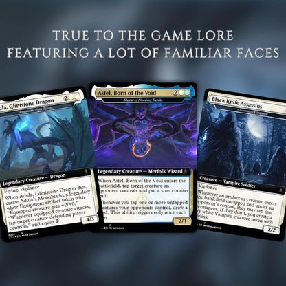 Elden Ring Commander  | Dual-Commander Azorius Control Voltron | 100+ Custom Proxy Cards | Mystic MTG