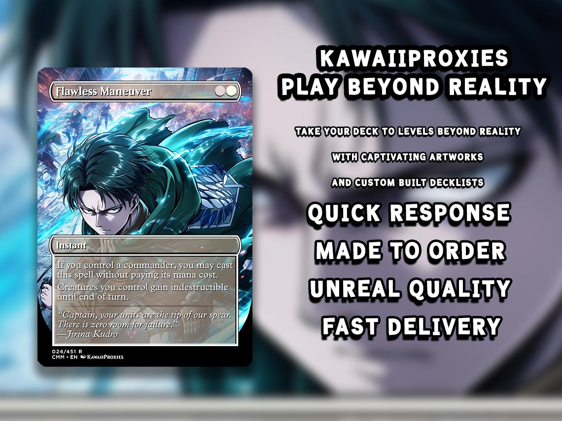 Attack on Titan MTG Deck - KALEMNE EDH Premium Custom Competitive 100+ Cards