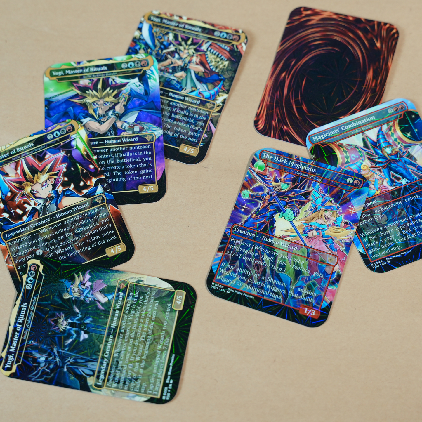 Yu-Gi-Oh MTG EDH Commander Proxy Deck - Dark Magic! - Wizards - 100 Cards, 8 Tokens - Magic - Gathering - Yugioh - Proxies - Orica
