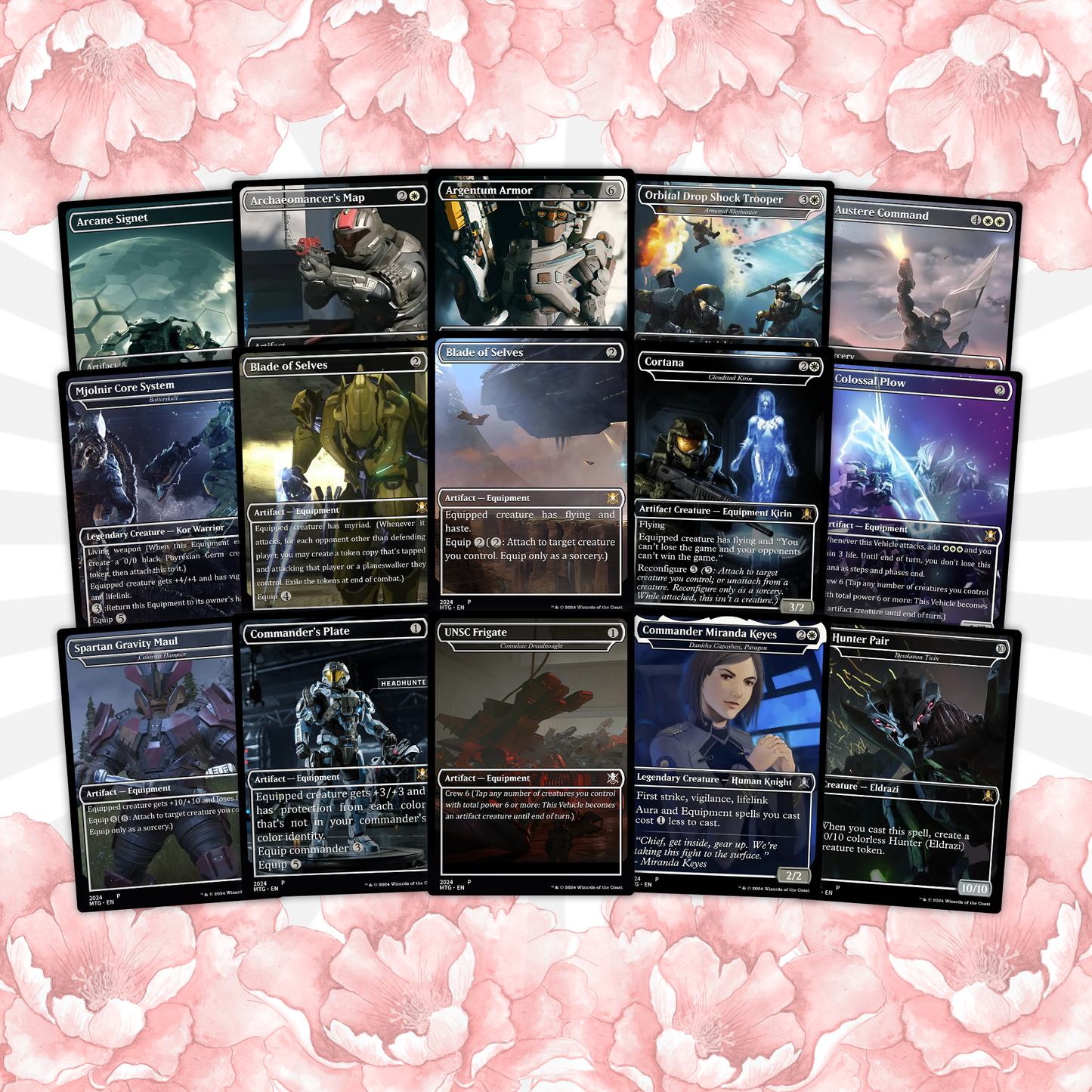 Halo Infinite Commander Deck • Halo Infinite themed MTG Proxy Deck • Halo Armor • MTG Deck Box • Proxy Custom Card • MTG Proxy Cards • EDH Deck