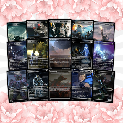 Halo Infinite Commander Deck • Halo Infinite themed MTG Proxy Deck • Halo Armor • MTG Deck Box • Proxy Custom Card • MTG Proxy Cards • EDH Deck
