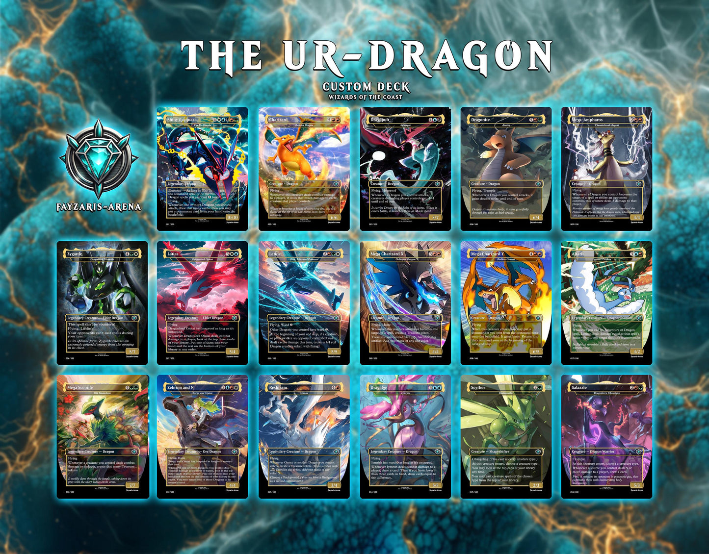The Ur-Dragon MTG Proxy Commander Deck