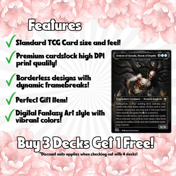 Diablo Demon Tribal Reanimator – Commander EDH | 105+ Custom Proxy Cards