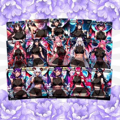 Demon Tribal Anime Waifu Commander | Special Edition Custom EDH | High-Quality MTG Proxy