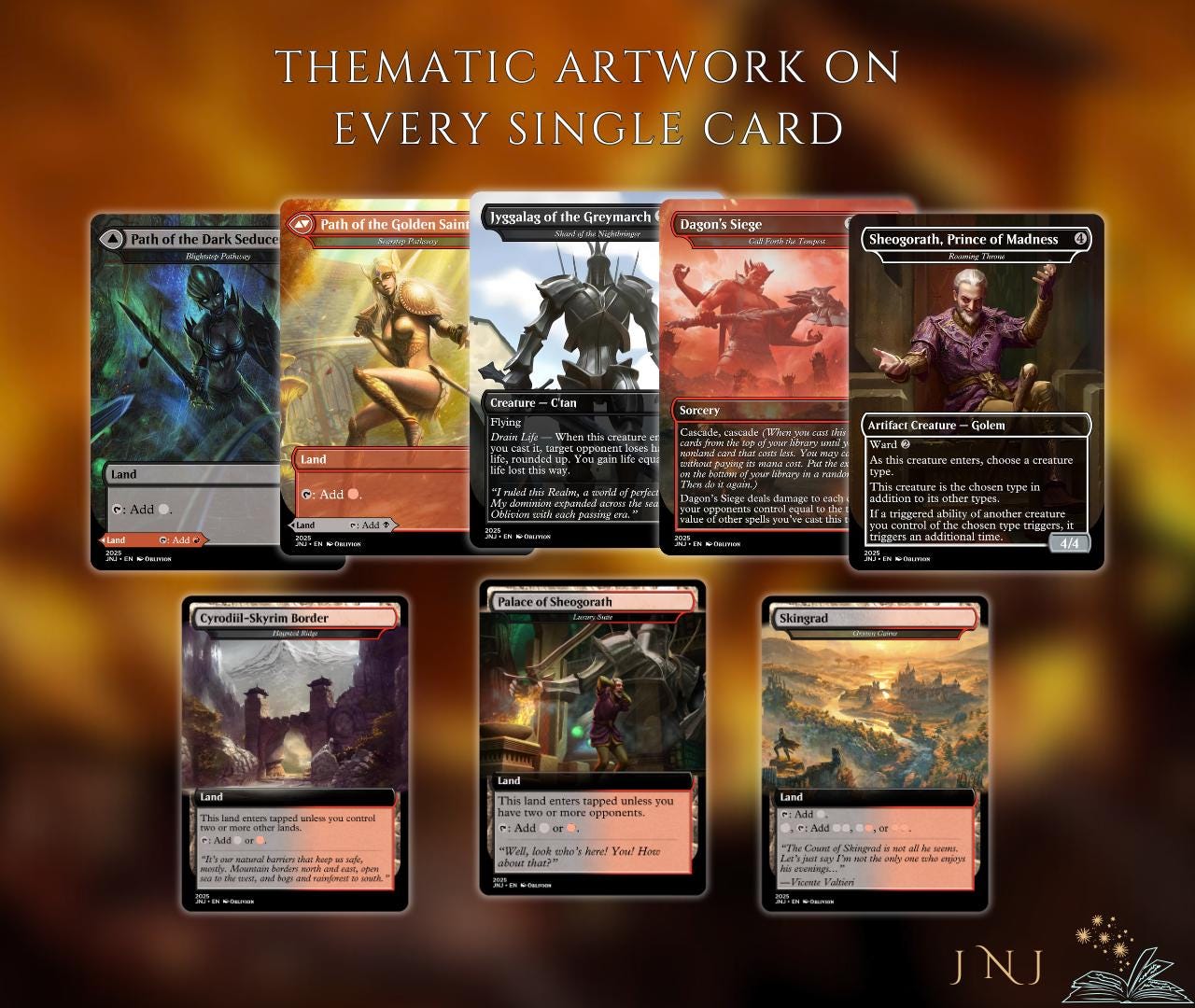 Oblivion Themed Commander Deck Proxies, Rakdos Madness, 99.95+ Unique Cards, Quality Custom Card Proxy Replicas for Commander EDH