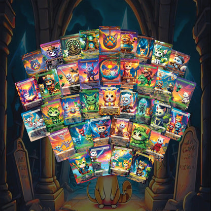 Cat Commander Tribal Deck, High Quality MTG Proxies for Commander EDH, Arahbo, Roar or the World Full 100 Card Deck with Custom Art + Bonus