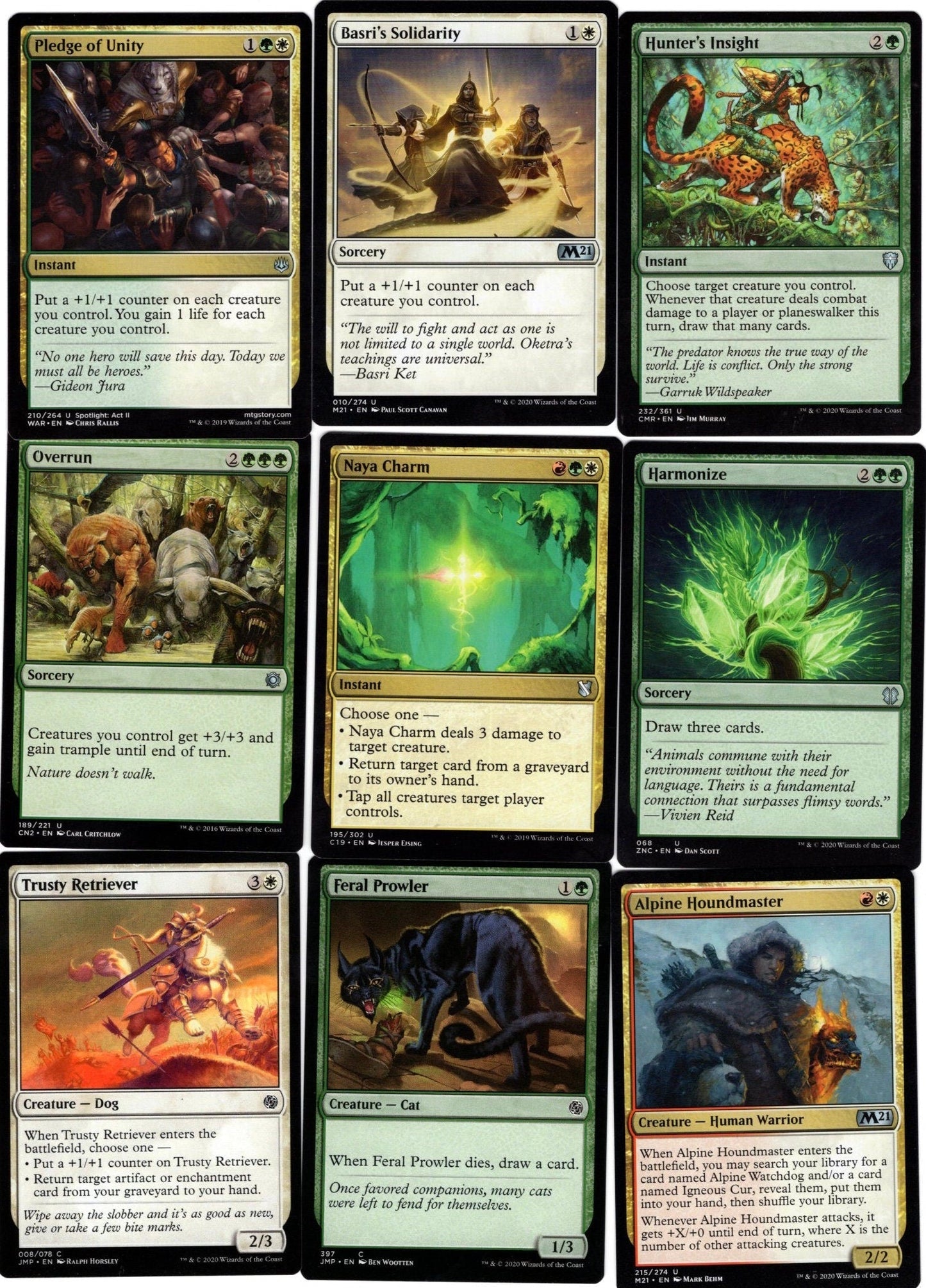 Dogs & Cats 99.95 Card Magic the Gathering Commander Deck-Mythic-Rare-Rin-Seri MTG