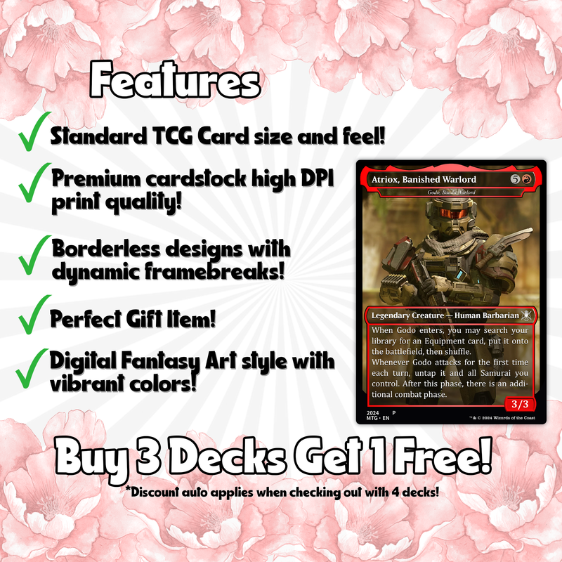 mtg proxy card size HALO INFINITE MTG PROXY COMMANDER DECK – PREMIUM COLLECTOR SET – GalaxyDeck