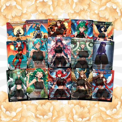 The Ur-Dragon Anime Waifu Commander | Custom Proxy EDH Dragon Tribal | Mystic MTG